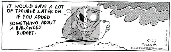 Frank and Ernest on Saturday May 27, 1995 Comic Strip