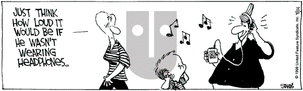 The Buckets on Wednesday April 14, 1999 Comic Strip