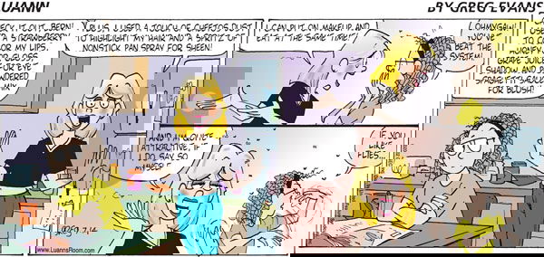 Luann on Sunday July 14, 2002 Comic Strip