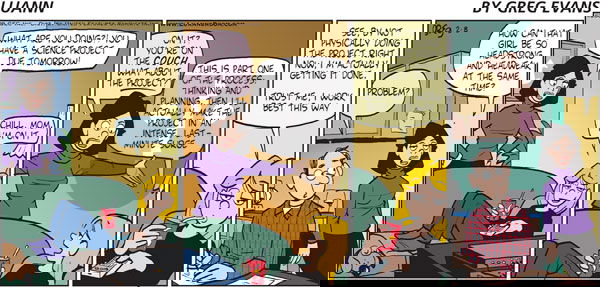 Luann on Sunday February 8, 2009 Comic Strip