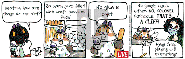 Breaking Cat News on Tuesday September 29, 2020 Comic Strip