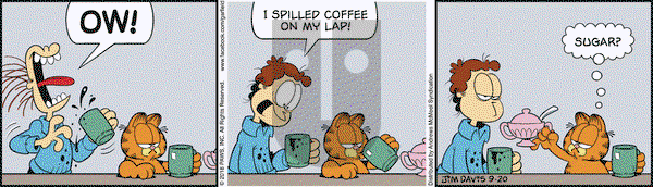 Garfield on Thursday September 20, 2018 Comic Strip