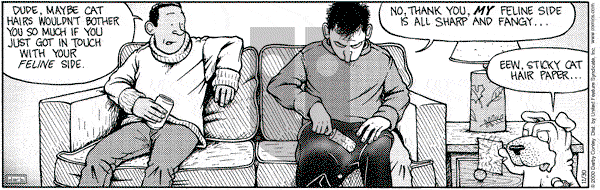 Get Fuzzy on Thursday November 30, 2000 Comic Strip