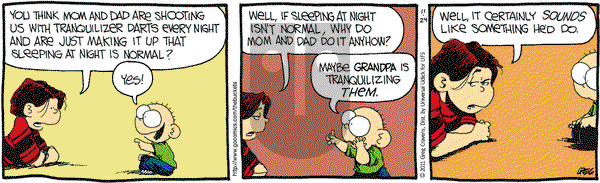 The Buckets on Thursday November 24, 2011 Comic Strip