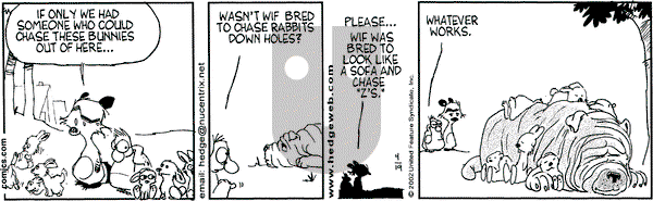 Over the Hedge on Friday April 19, 2002 Comic Strip
