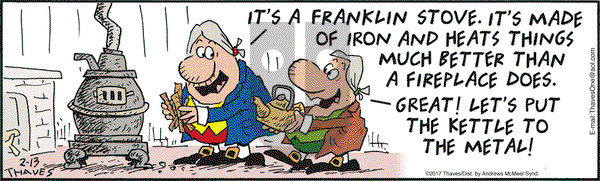 Frank and Ernest on Monday February 13, 2017 Comic Strip