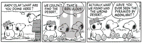 Peanuts on Wednesday October 15, 1997 Comic Strip