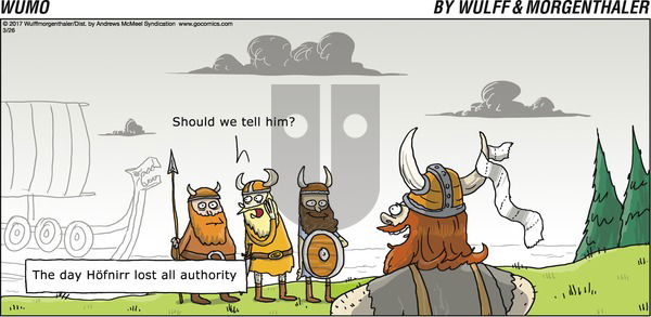 WuMo on Sunday March 26, 2017 Comic Strip