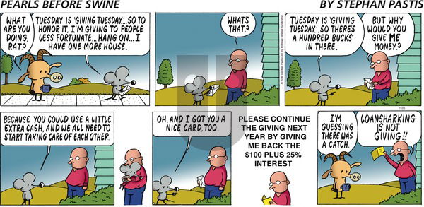 Pearls Before Swine - Sunday November 25, 2018 Comic Strip