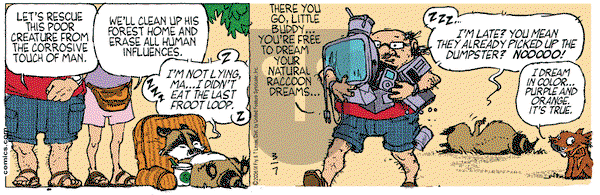 Over the Hedge on Tuesday March 7, 2006 Comic Strip