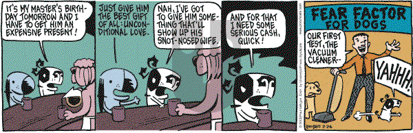 Pooch Cafe on Saturday February 26, 2005 Comic Strip