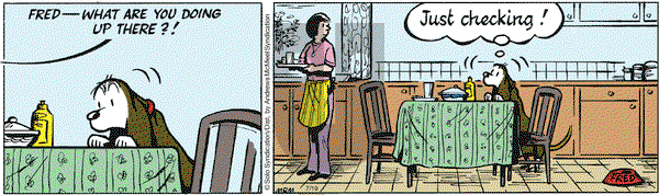 Fred Basset on Thursday July 19, 2018 Comic Strip