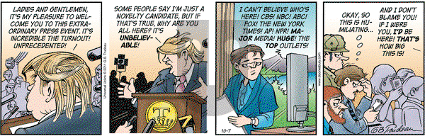 Doonesbury on Monday October 7, 2013 Comic Strip