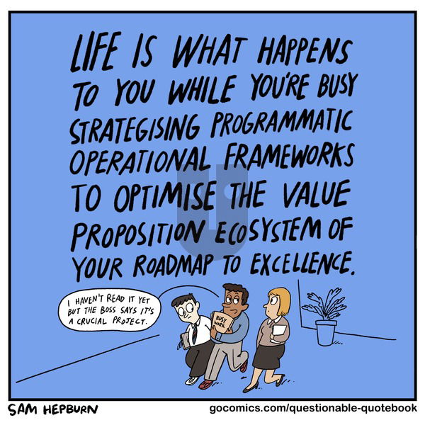 Questionable Quotebook on Sunday November 3, 2024 Comic Strip