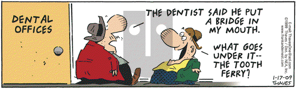 Frank and Ernest on Saturday January 17, 2009 Comic Strip
