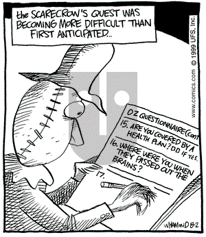 Reality Check on Monday August 2, 1999 Comic Strip