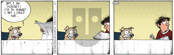 Get Fuzzy on Saturday February 17, 2007 Comic Strip