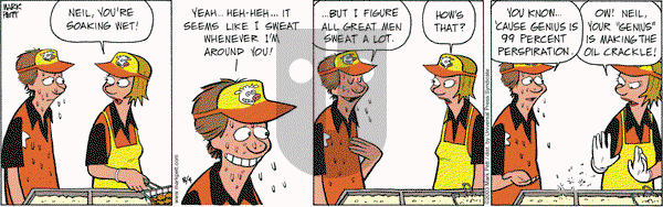 Lucky Cow on Monday August 4, 2003 Comic Strip