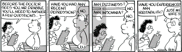 Drabble on Friday June 4, 2004 Comic Strip