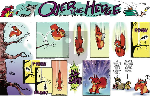 Over the Hedge on Sunday January 19, 2020 Comic Strip