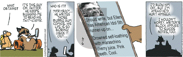 Over the Hedge on Saturday June 6, 2009 Comic Strip