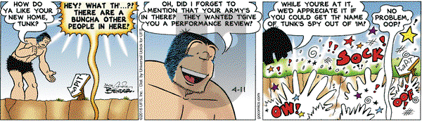 Alley Oop on Monday April 11, 2016 Comic Strip