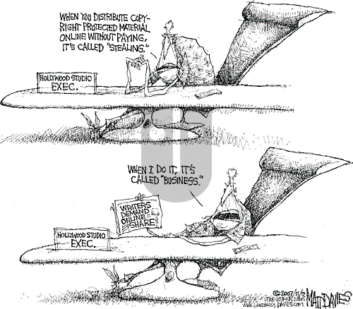 Matt Davies on Friday November 9, 2007 Comic Strip