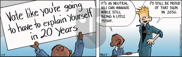 Frazz on Tuesday November 8, 2016 Comic Strip