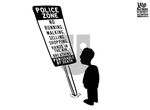 Lalo Alcaraz on Tuesday April 28, 2015 Comic Strip