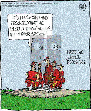 In the Bleachers on Wednesday June 19, 2013 Comic Strip