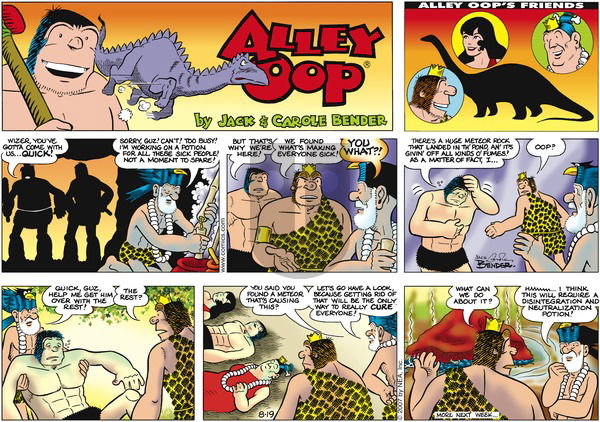 Alley Oop on Sunday August 19, 2007 Comic Strip