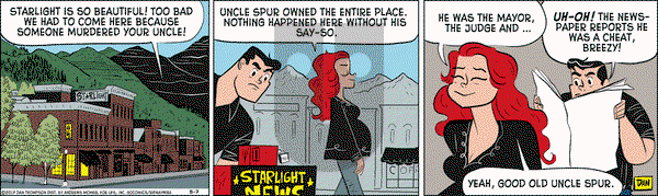 Rip Haywire on Monday August 7, 2017 Comic Strip