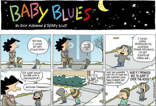 Baby Blues on Sunday February 1, 2009 Comic Strip
