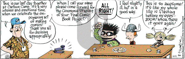 Cul de Sac on Tuesday August 25, 2015 Comic Strip