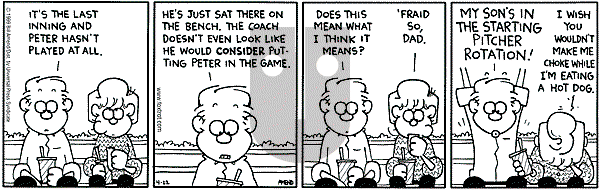 FoxTrot on Thursday July 15, 1999 Comic Strip