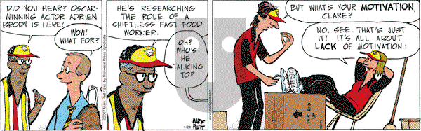 Lucky Cow on Wednesday January 24, 2007 Comic Strip
