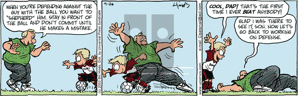 Cleats on Wednesday February 25, 2004 Comic Strip