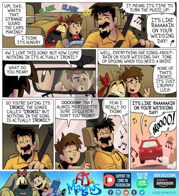 AJ and Magnus on Sunday April 25, 2021 Comic Strip