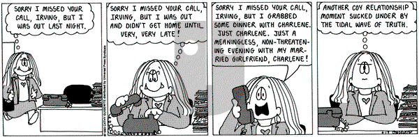 Cathy Classics on Saturday June 19, 1993 Comic Strip