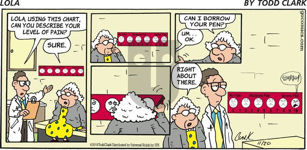 Lola on Sunday November 20, 2016 Comic Strip