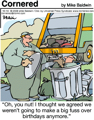 Cornered - Monday October 13, 2008 Comic Strip