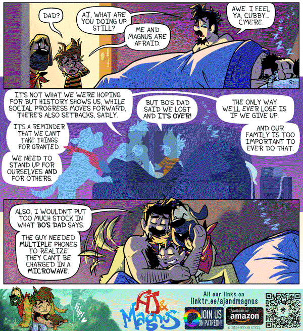 AJ and Magnus on Wednesday November 13, 2024 Comic Strip