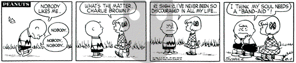 Peanuts on Tuesday October 9, 1956 Comic Strip