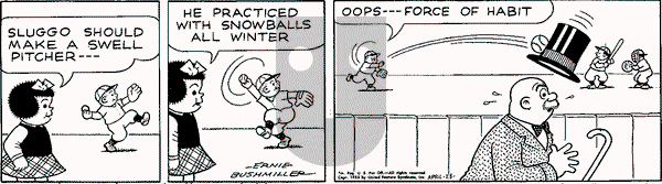 Nancy Classics on Thursday April 23, 2015 Comic Strip