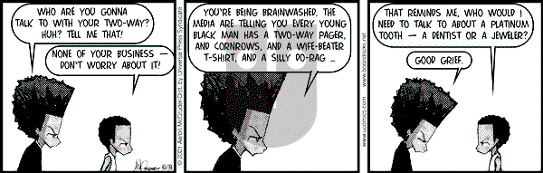 The Boondocks on Friday January 9, 2009 Comic Strip