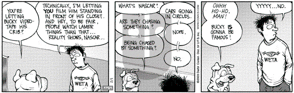 Get Fuzzy on Saturday February 1, 2003 Comic Strip