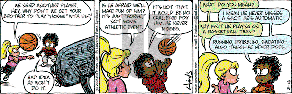 Cleats on Wednesday March 16, 2005 Comic Strip
