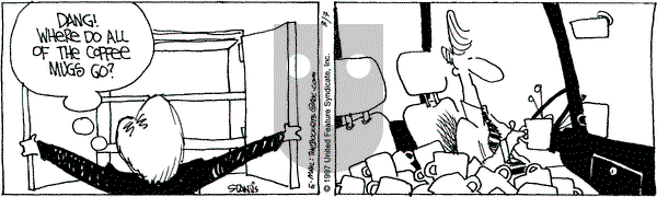 The Buckets on Friday March 7, 1997 Comic Strip