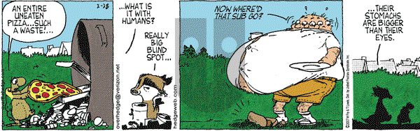 Over the Hedge on Wednesday February 28, 2007 Comic Strip