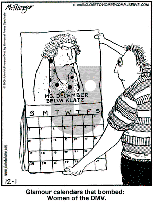 Close to Home on Friday December 1, 2000 Comic Strip